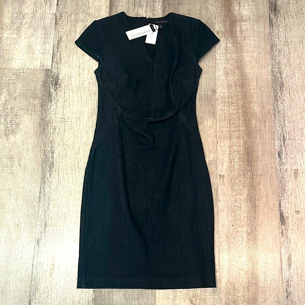 NEW Banana Republic Premium Stretch Denim Mid-Length Dress